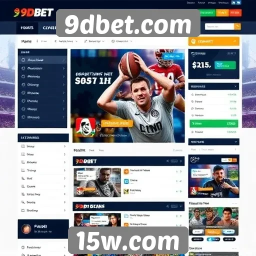 Interface do usuário do site 9dbet avaliada